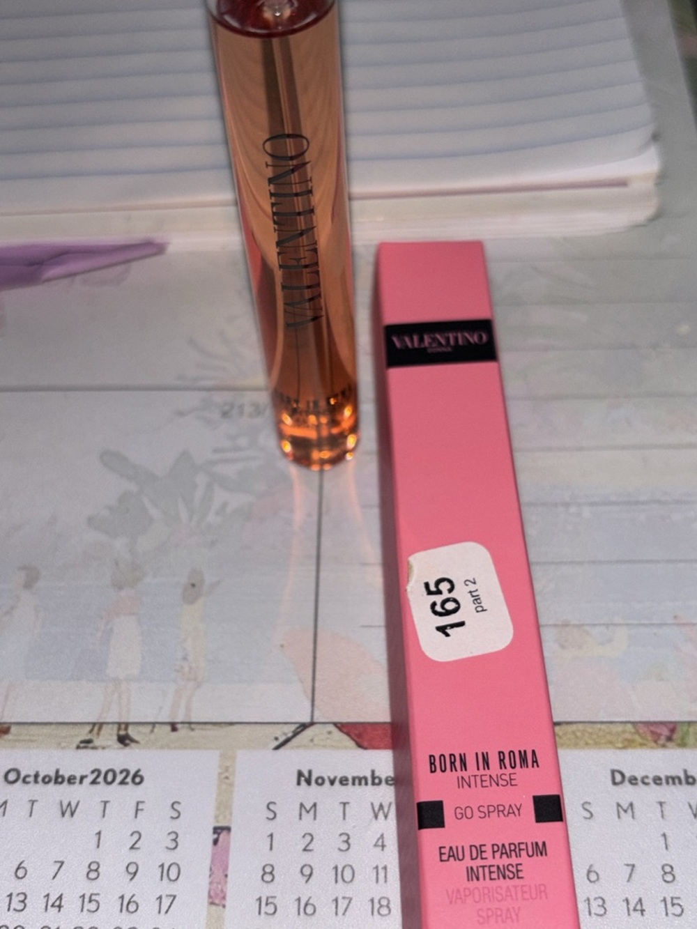 Valentino Born in Roma Intense Donna Fragrance - Coral Pink Bottle - Picture 2 of 3